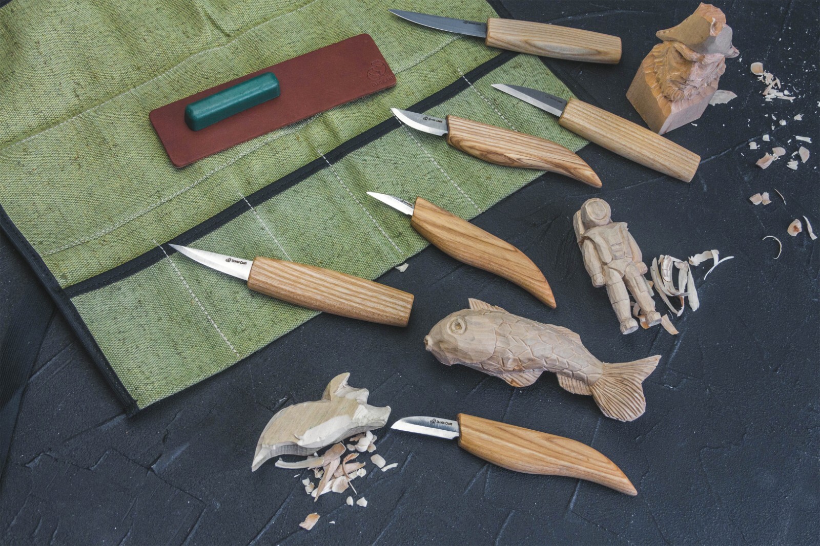 Basic Wood Carving Knives Set BeaverCraft S58
