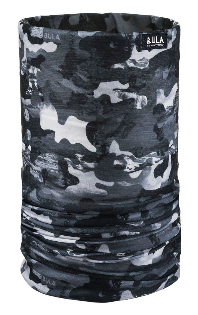 Bula Therma-Comfort Double Tube Neckwear, Black Camo