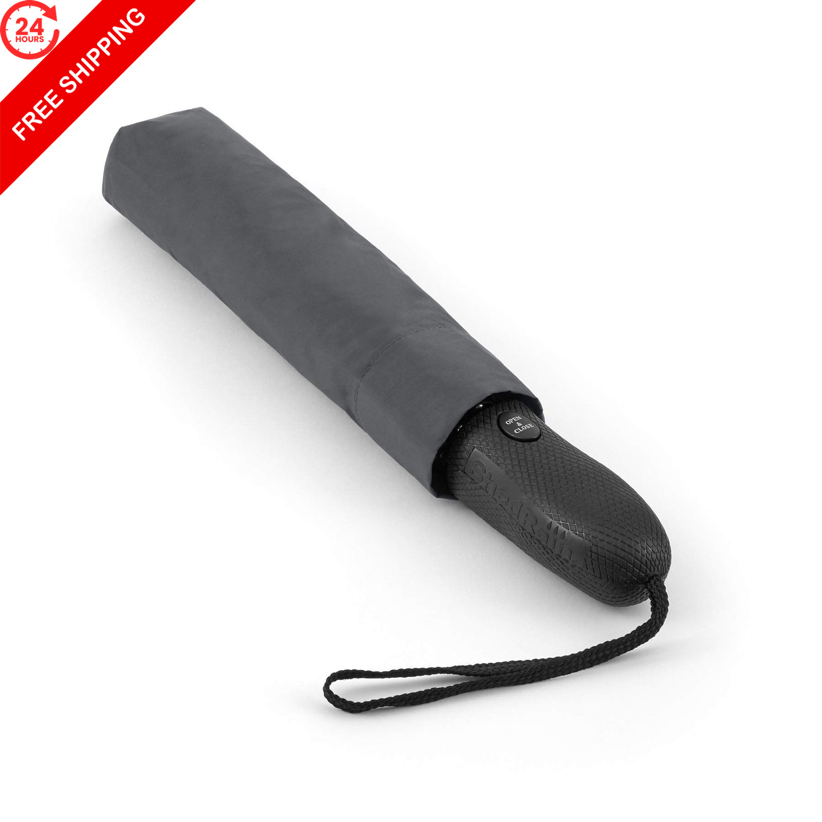 ShedRain Windjammer Automatic Vented Compact Folding One Size, Charcoal