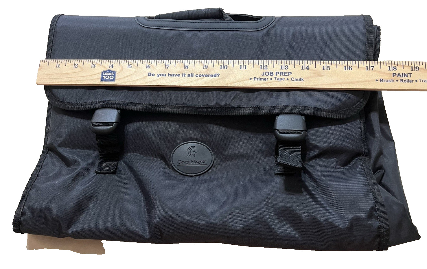Gary Player Black Travel Nylon Garment Bag Suit Carry Case