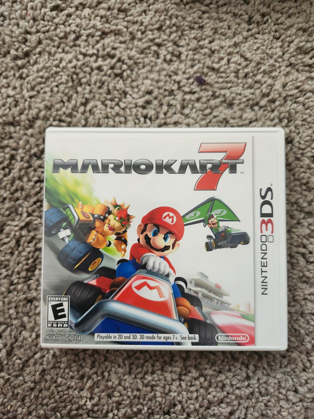 CASE ONLY NO GAME (Nintendo 3DS) Mario Kart 7