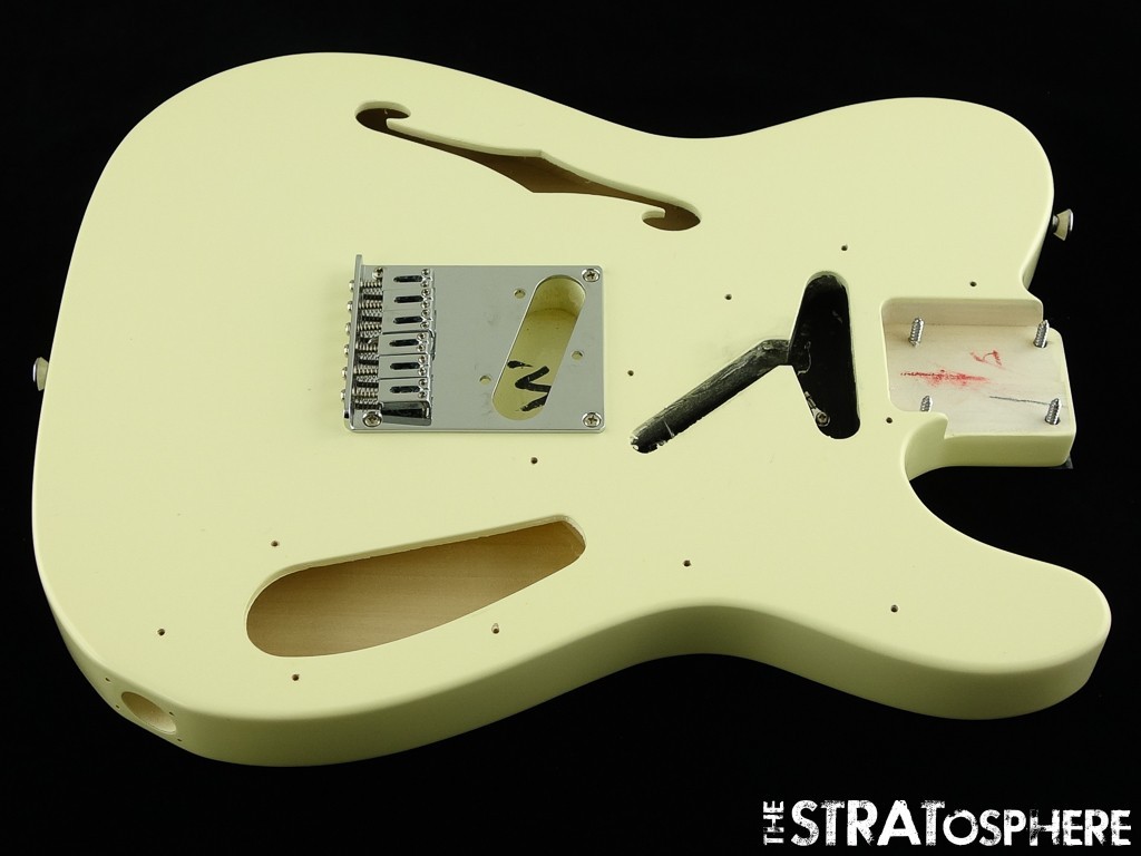 Fender Squier Affinity Telecaster Thinline BODY + HARDWARE Tele Olympic White