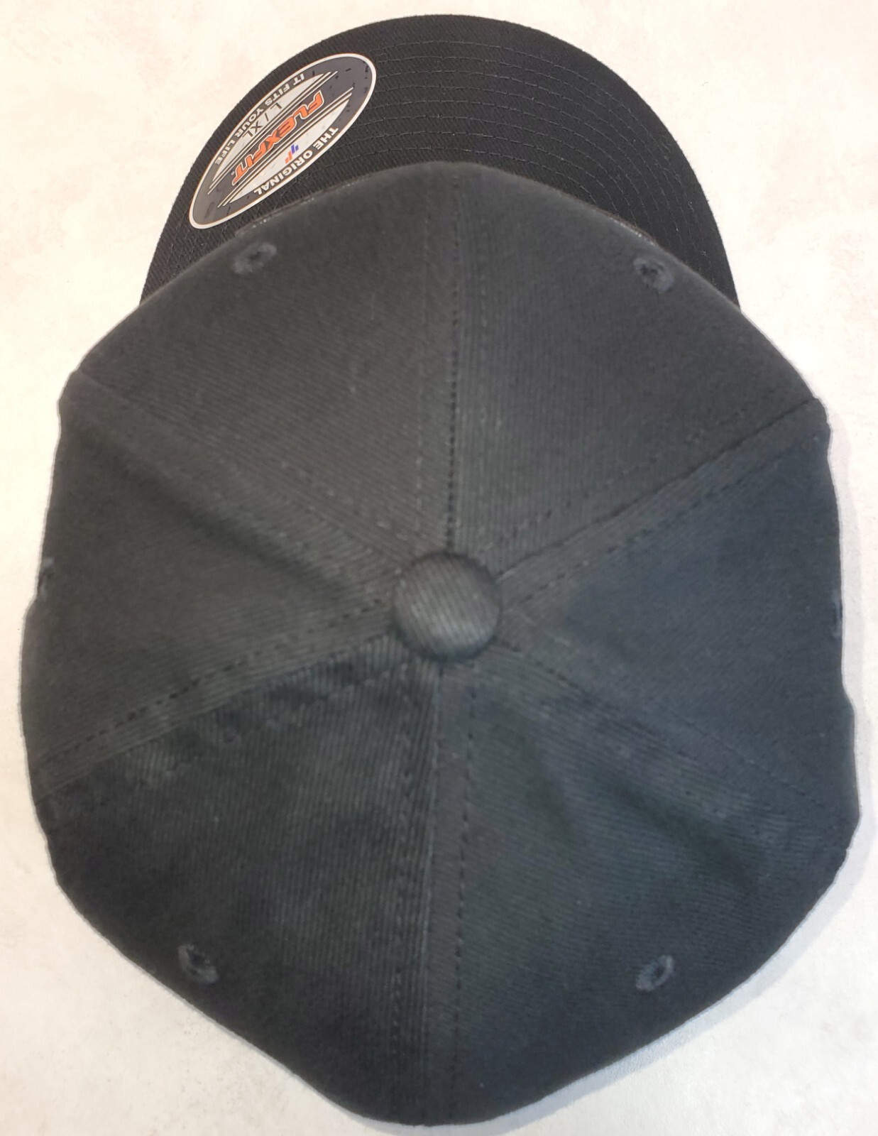 Monster Energy Patch Flexfit 6377 Brushed Twill Hat / Black L/XL 7 1/8" - 7 5/8"