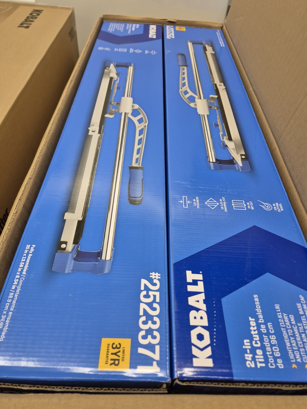 Kobalt 24-in Ceramic Tile Tile Cutter Kit, 2523371 BRAND NEW......