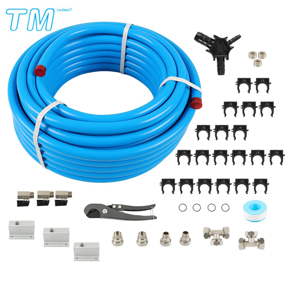 Compressed Air Line System Master Kit For M7500 3/4 Inch Tubing Shop Piping Kit
