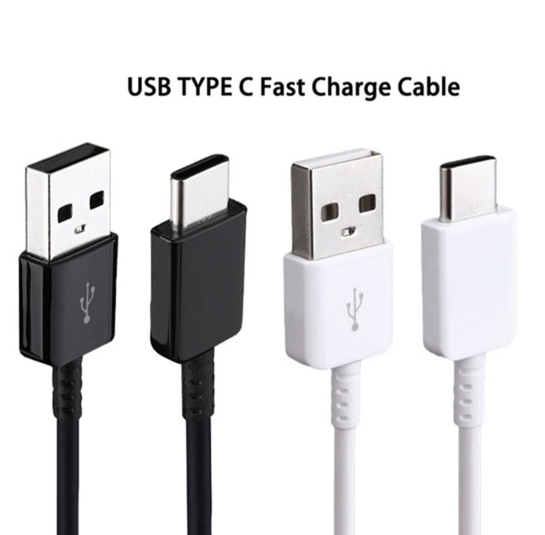 (OEM 2-Pack) USB-C to USB-A Fast Charge Cable (4ft) | Android | Samsung