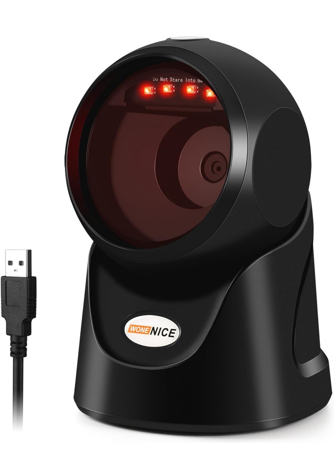 Wone Nice WN9600D Automatic Omnidirectional Laser Handheld Barcode Scanner New