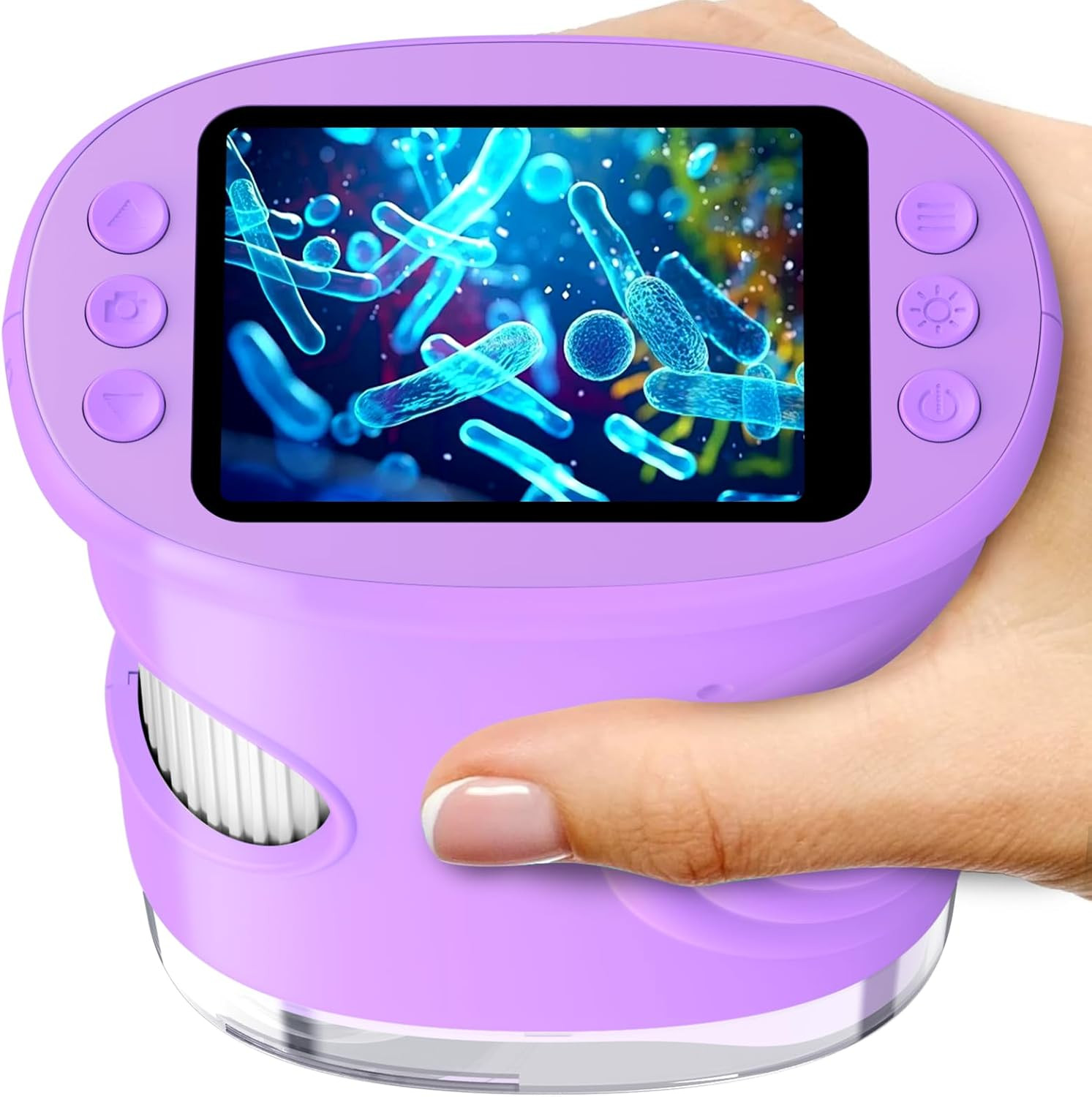 Digital Microscope for Kids with Adjustable Lights, Nature Exploration Tools Por