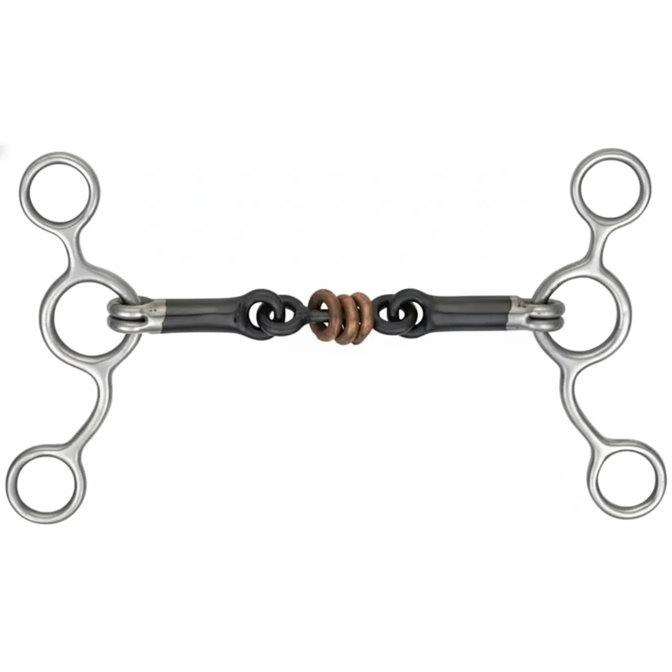 Shires Sweet Iron Copper Tom Thumb Bit #507 - 14mm Mouthpiece, 140mm Cheek,