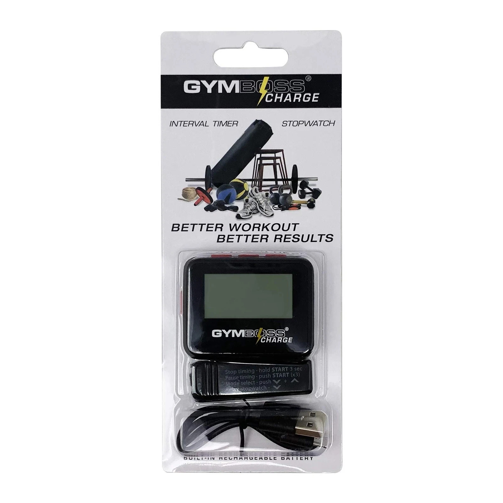 Charge Interval Timer and Stopwatch