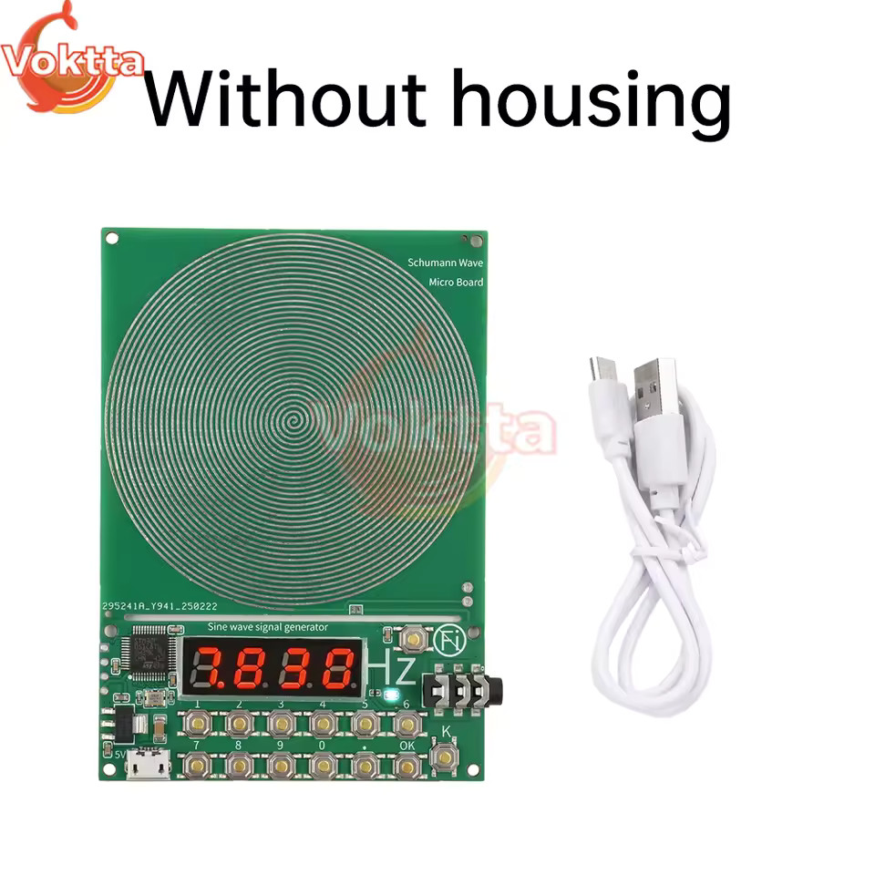 For Schumann Wave Generator Pulse Sine Frequency+Audio Output Connector+Case