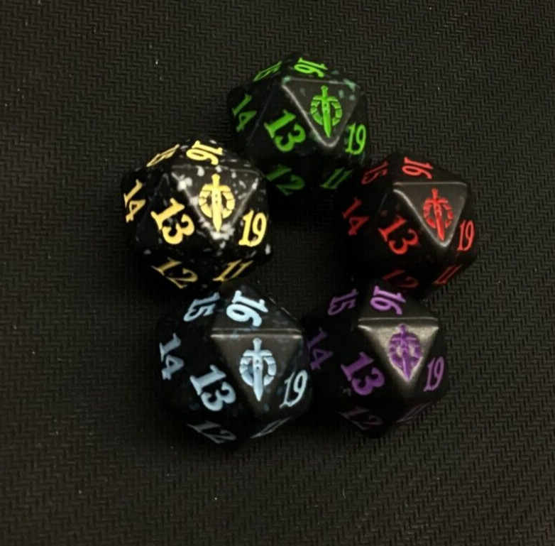 MARCH OF THE MACHINE Spindown Dice complete set