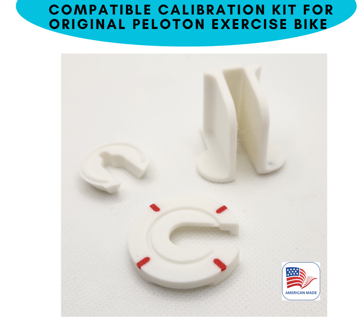 Calibration Kit for Original Peloton Exercise Bike, Easy to read Made in the USA