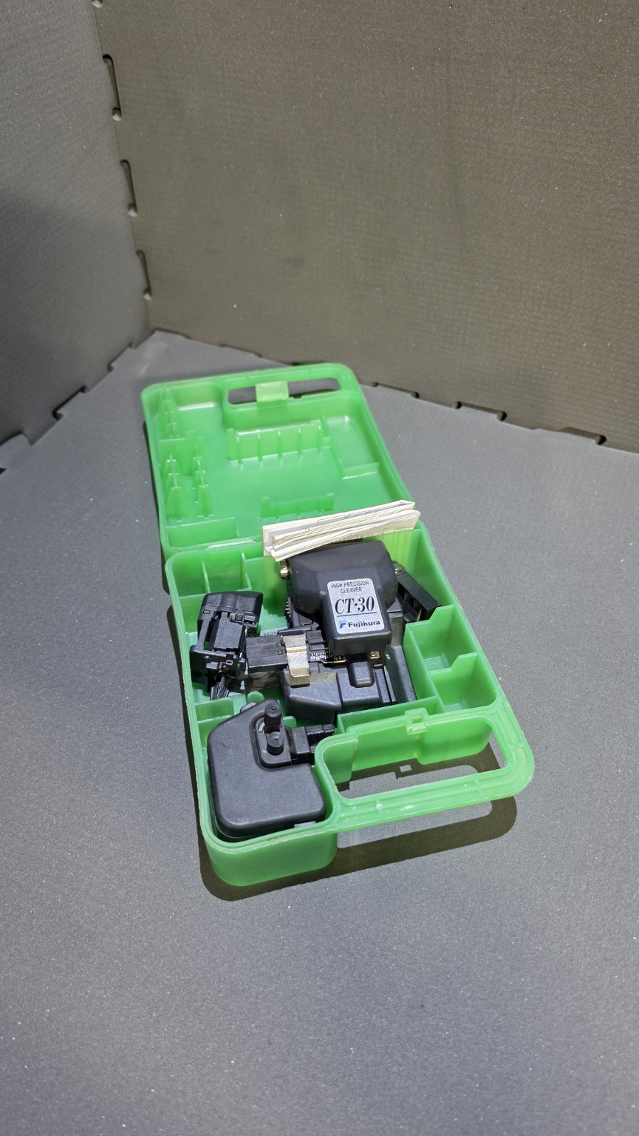 Fujikura CT-30 Fiber Optic Cleaver With Large Scrap Collector