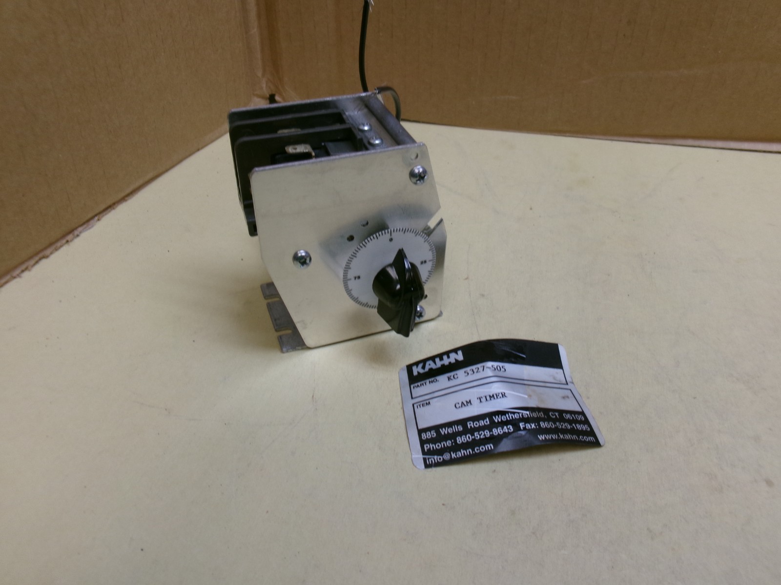 Kahn / Cramer KC 5327-505 / SEA0BAA38CAA Cam Timer, 0-100 min.