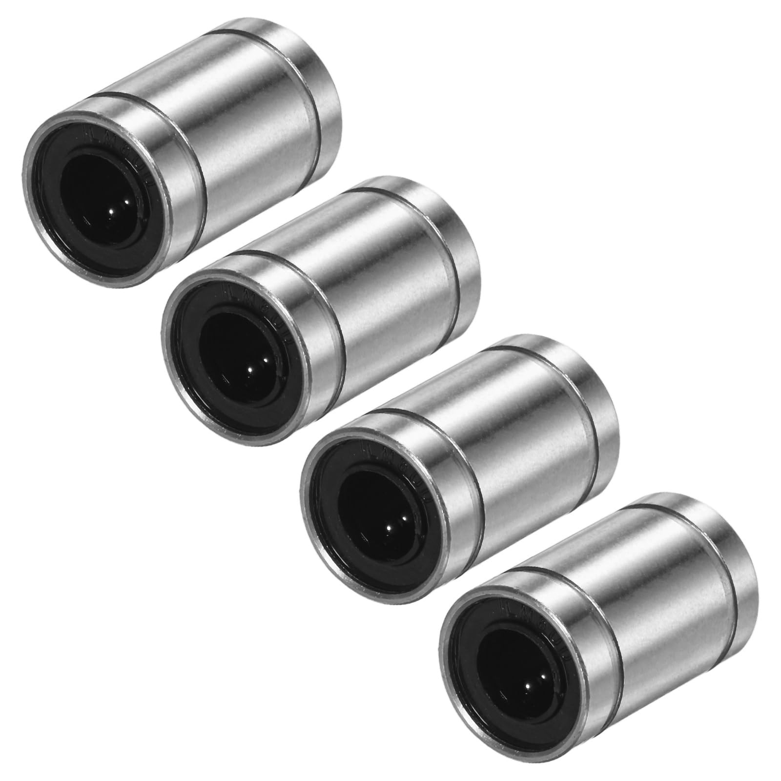 PATIKIL LM6UU Linear Ball Bearings 6mm Bore Dia 12mm OD 19mm Length, 4 Pcs Li...