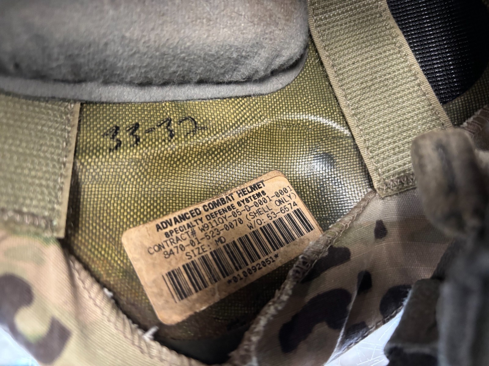 Helmet Advance Combat Light Weight Medium Good Condition!!