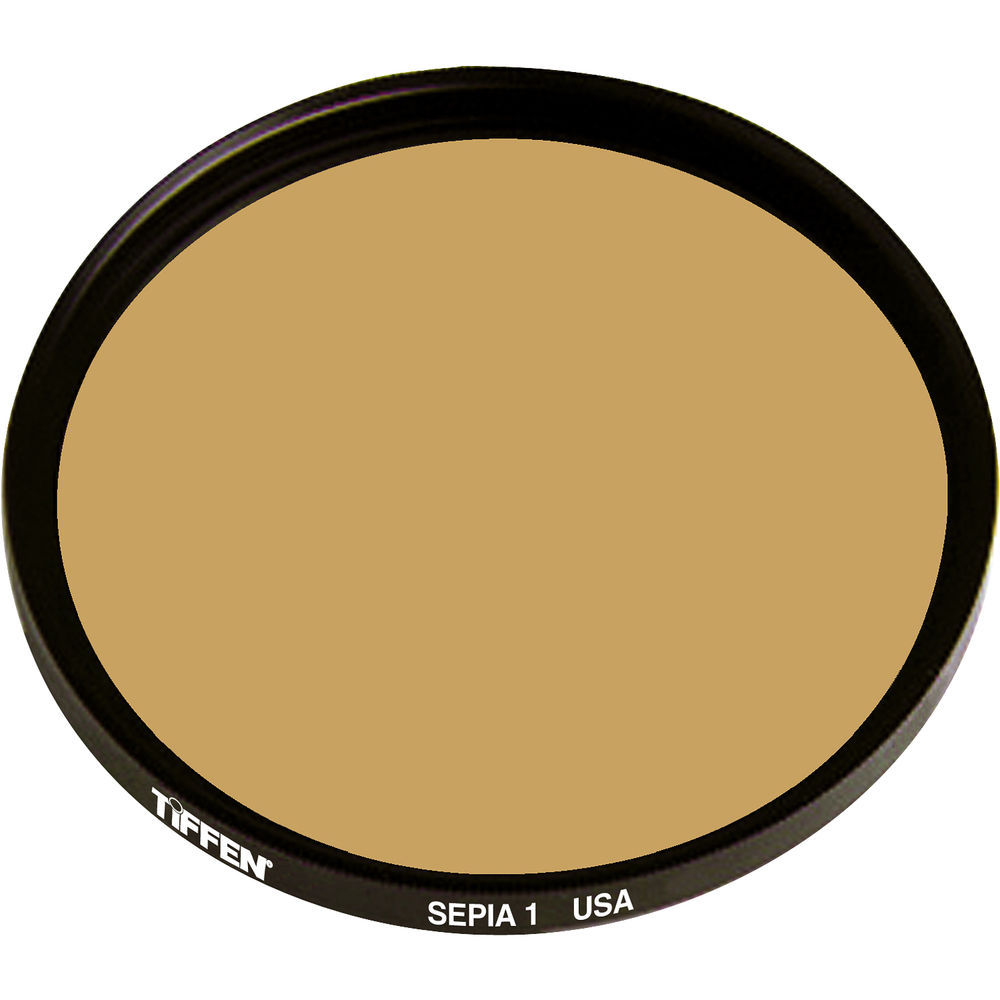 New Tiffen 49mm Sepia 1 Solid Color Glass Filter MFR #49SEP1
