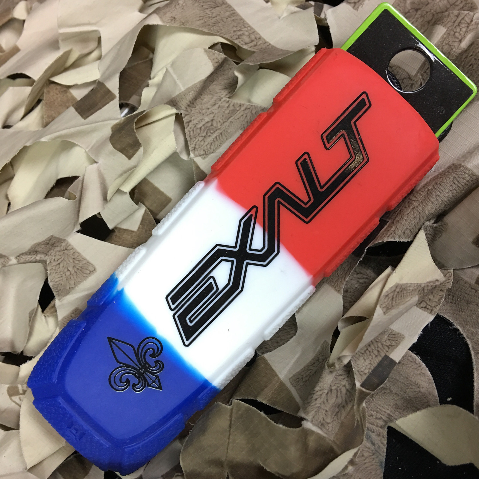 NEW Exalt Bayonet Barrel Cover Sock Plug Condom - France Flag (Blue/White/Red)
