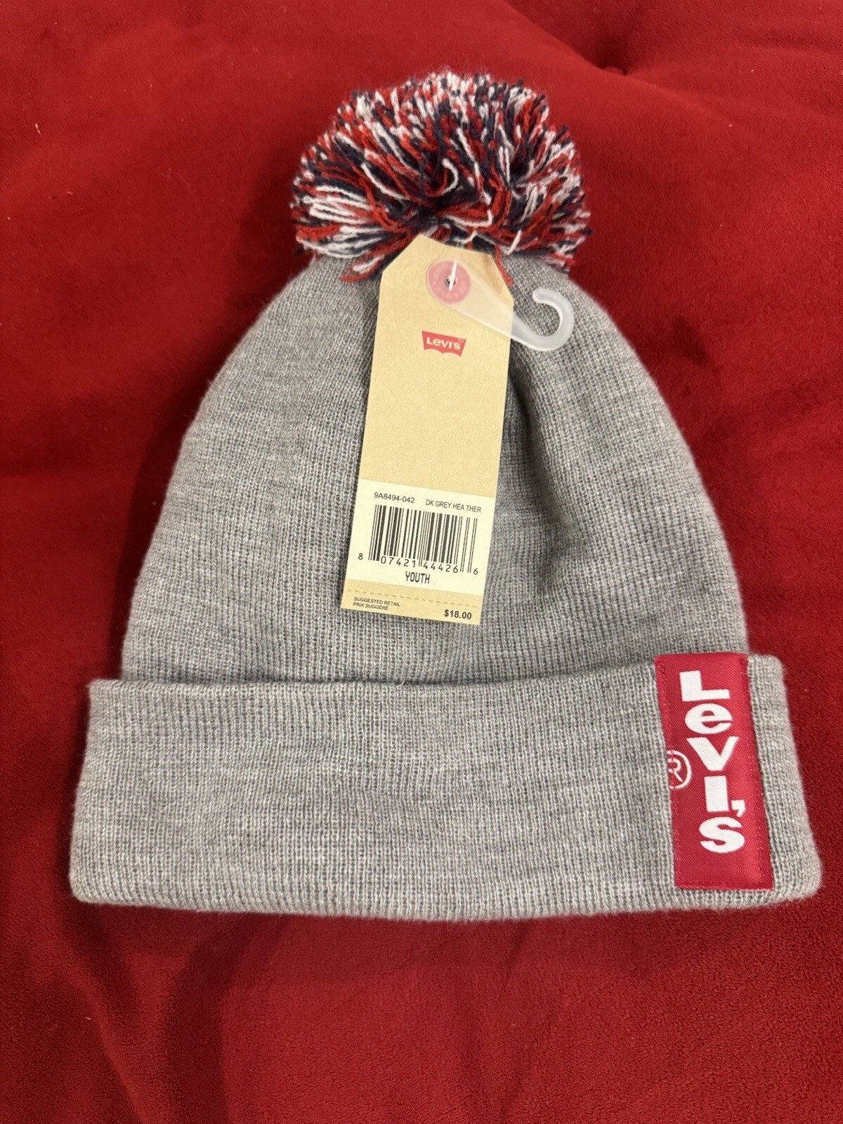 Levi’s Youth Hat Grey New