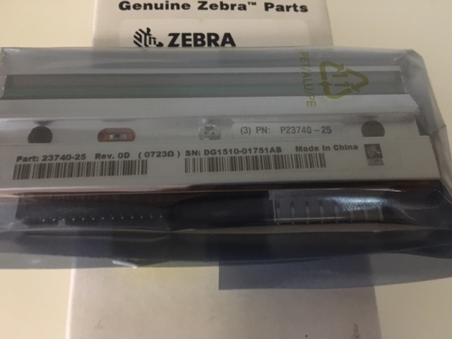 ZEBRA **ORIGINAL** P23740-25 105SL PLUS Printhead 203DPI Head NEW **US SHIP**