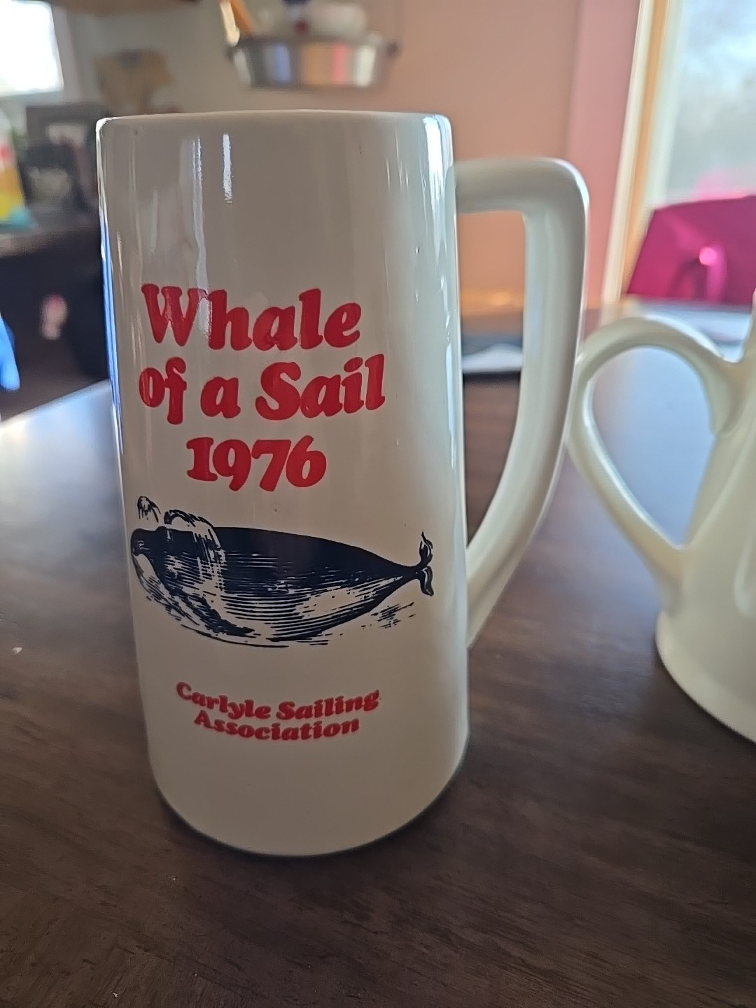 Csa 1976 Whale Of A Sail  Mug CARLYLE SAILING ASSOCIATION
