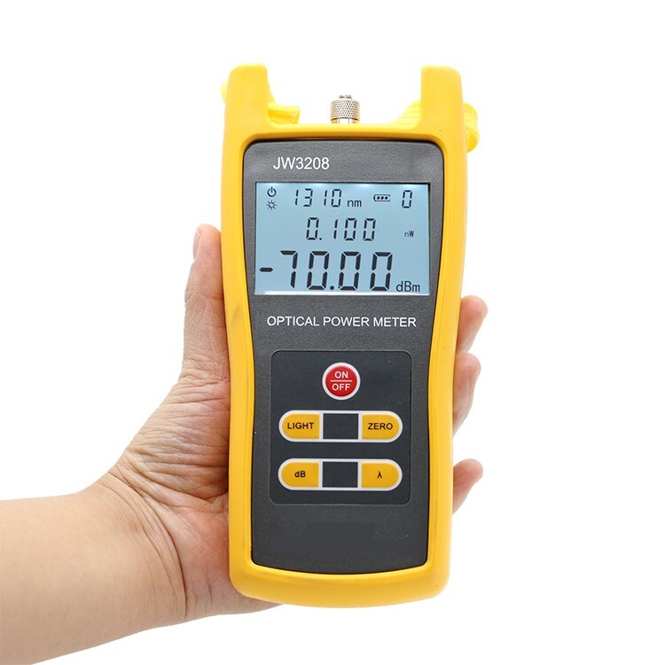 Handheld Optical Power Meter Tester Fiber Optical Power Meter Range -70~+3dBm