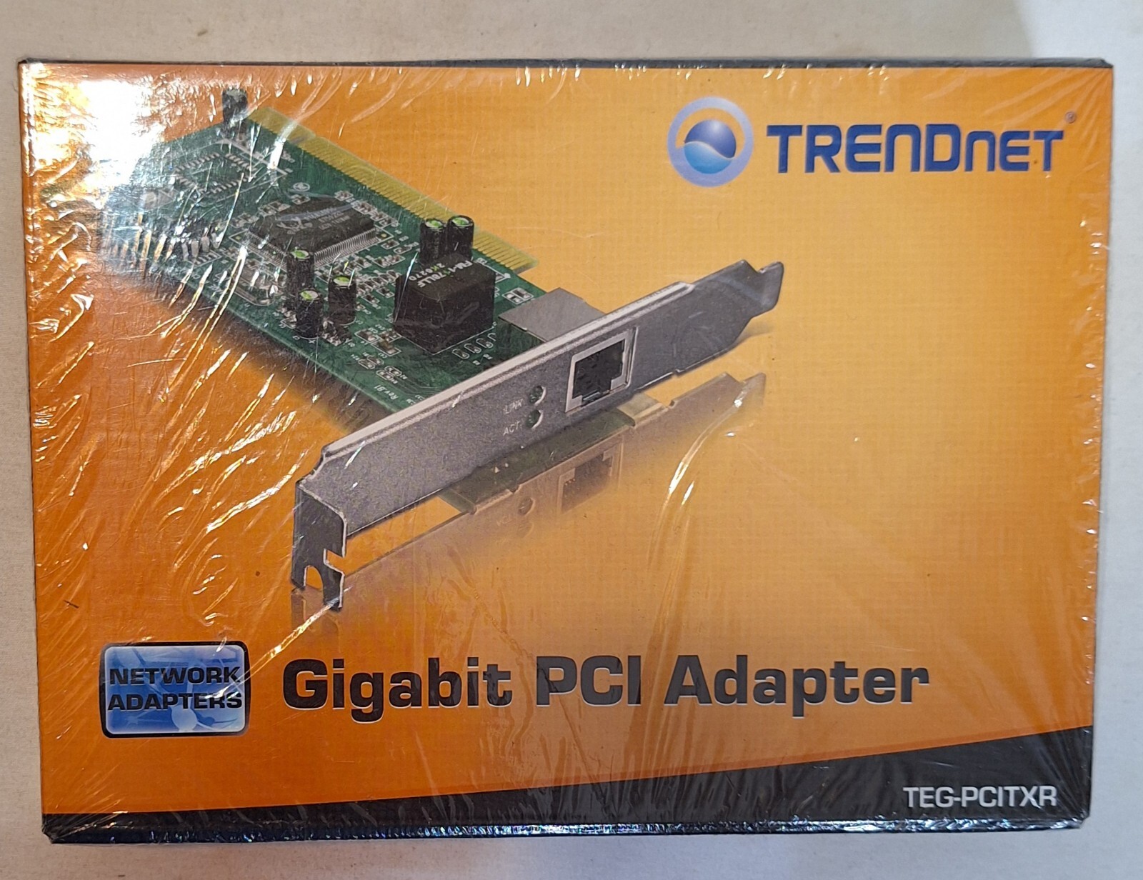 TRENDnet TEG-PCITXR Gigabit PCI Adapter - NEW SEALED