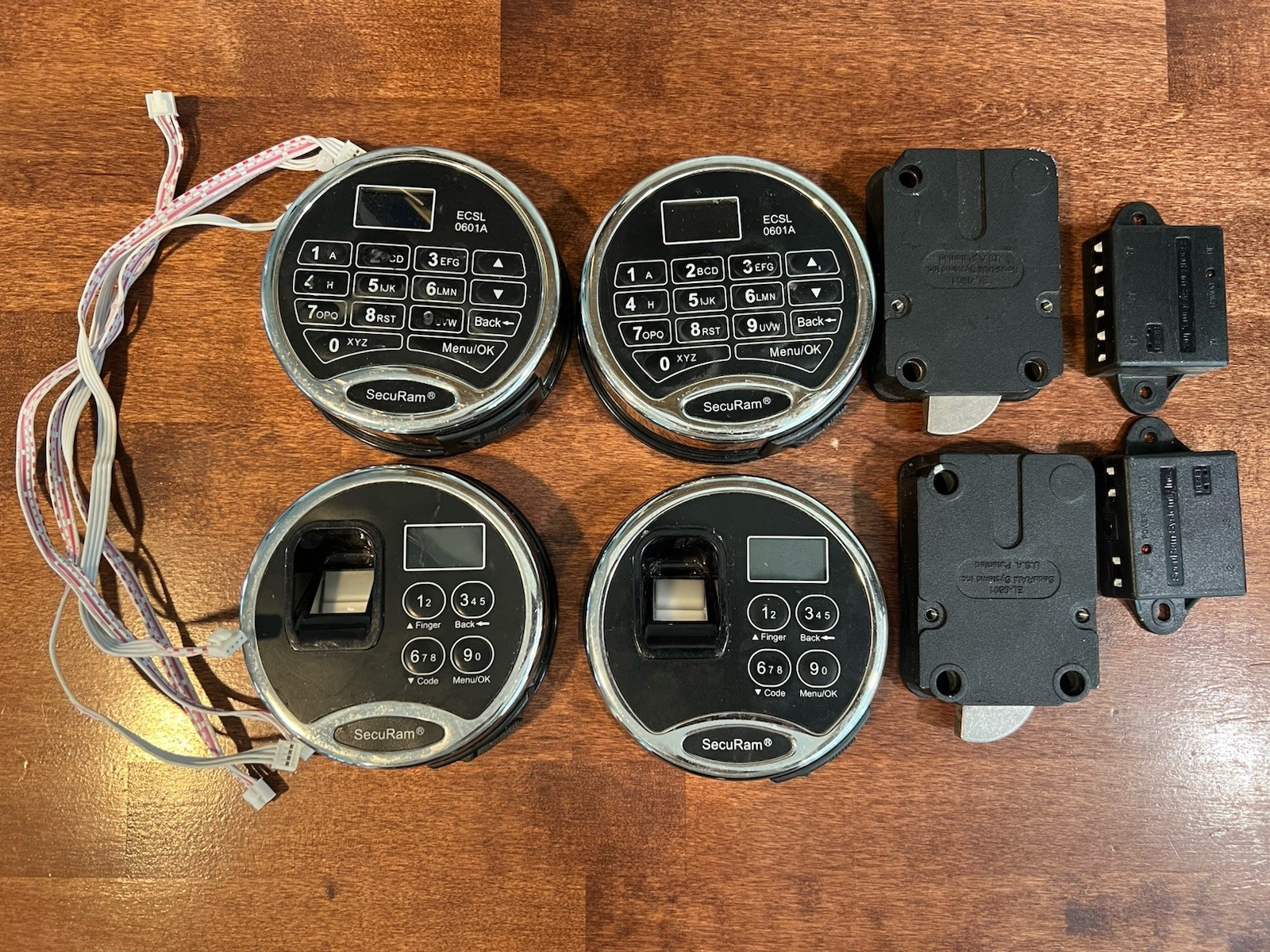 Lot Of Used SecuRam Keypads and Locks