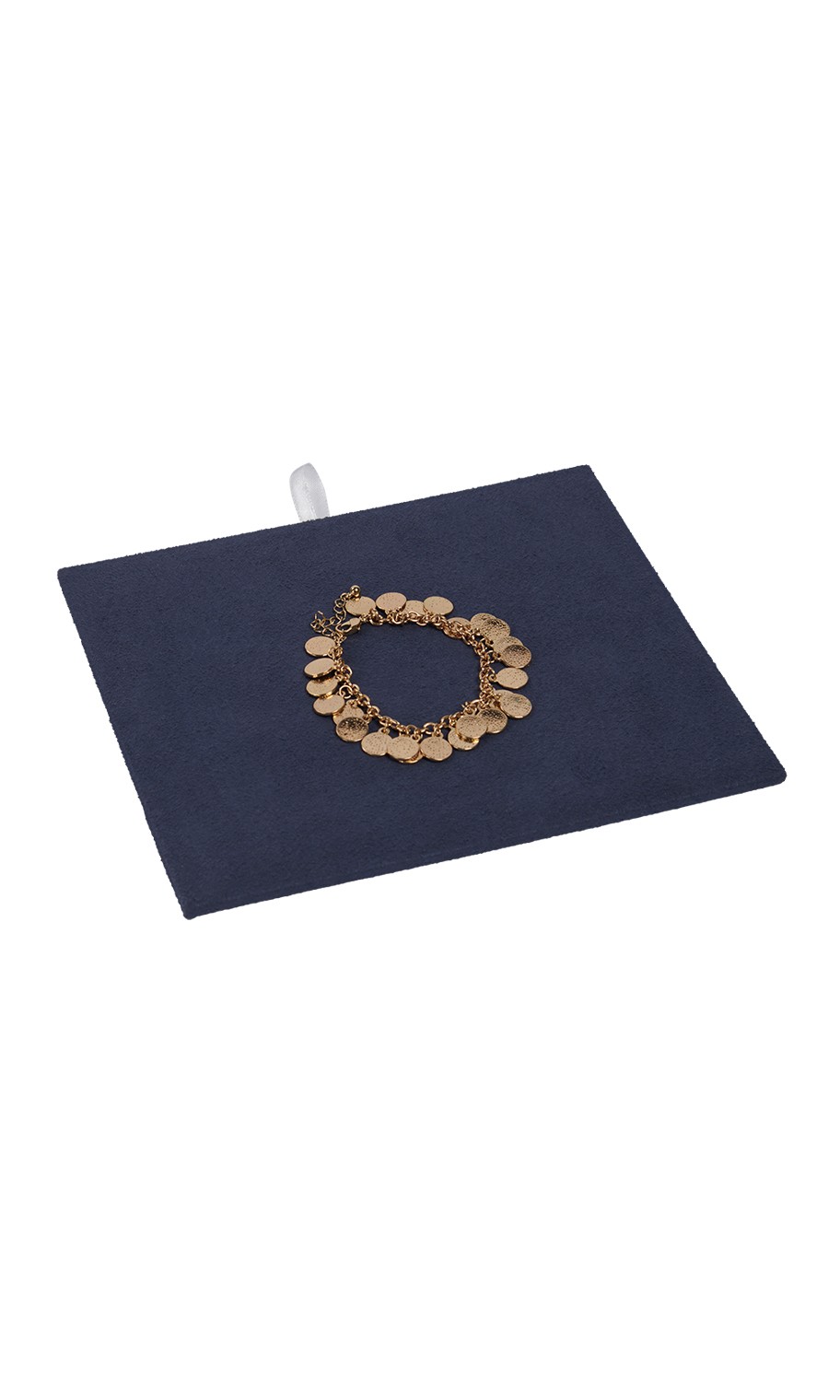 SSWBasics Small - Slate Blue Faux Suede Jewelry Pad/Tray Liner
