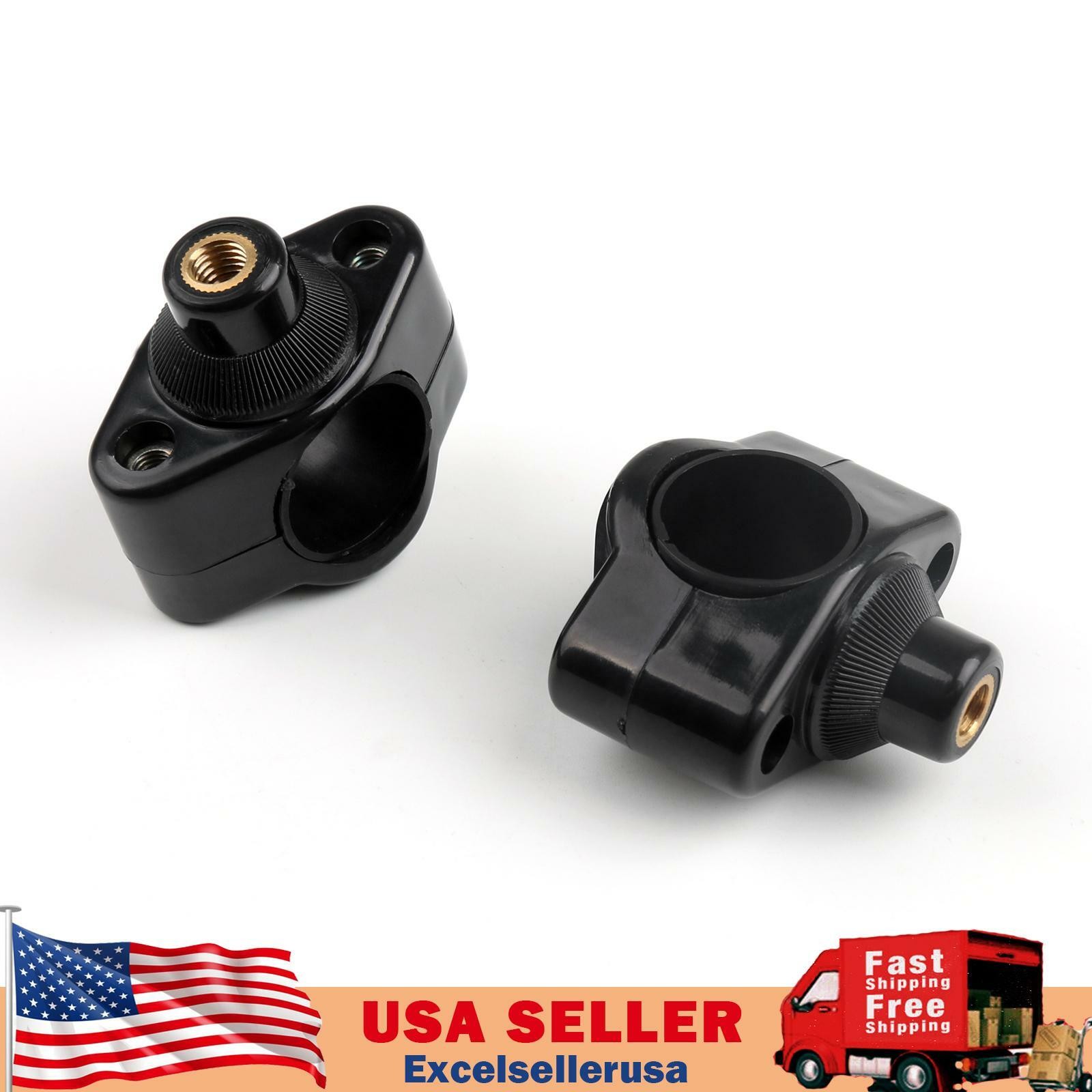 Windshield Mounting Hardware Quick 1"25mm&1 1/8" 28mm Handlebar Clamps Set USA