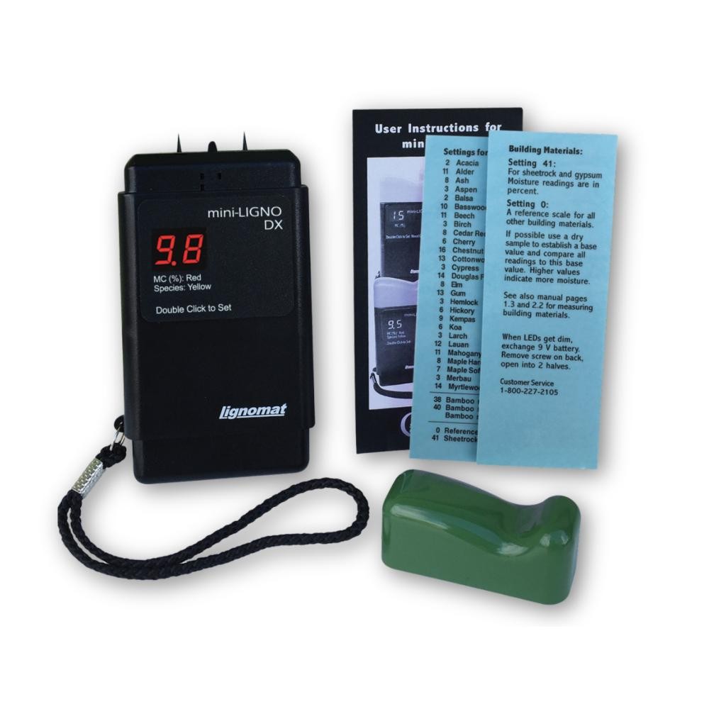 Lignomat Mini-Ligno DX Pin Wood Moisture Meter 5-65% Range D-0