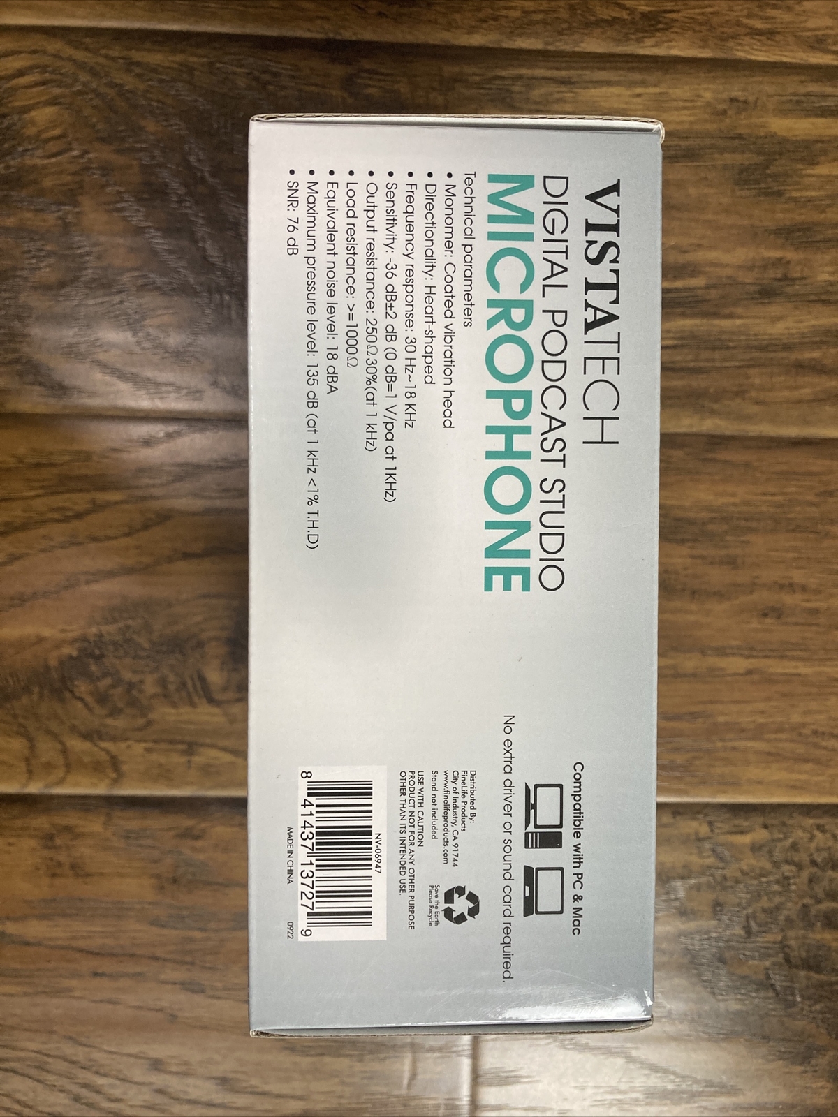 Vistatech Digital Podcast Studio Microphone