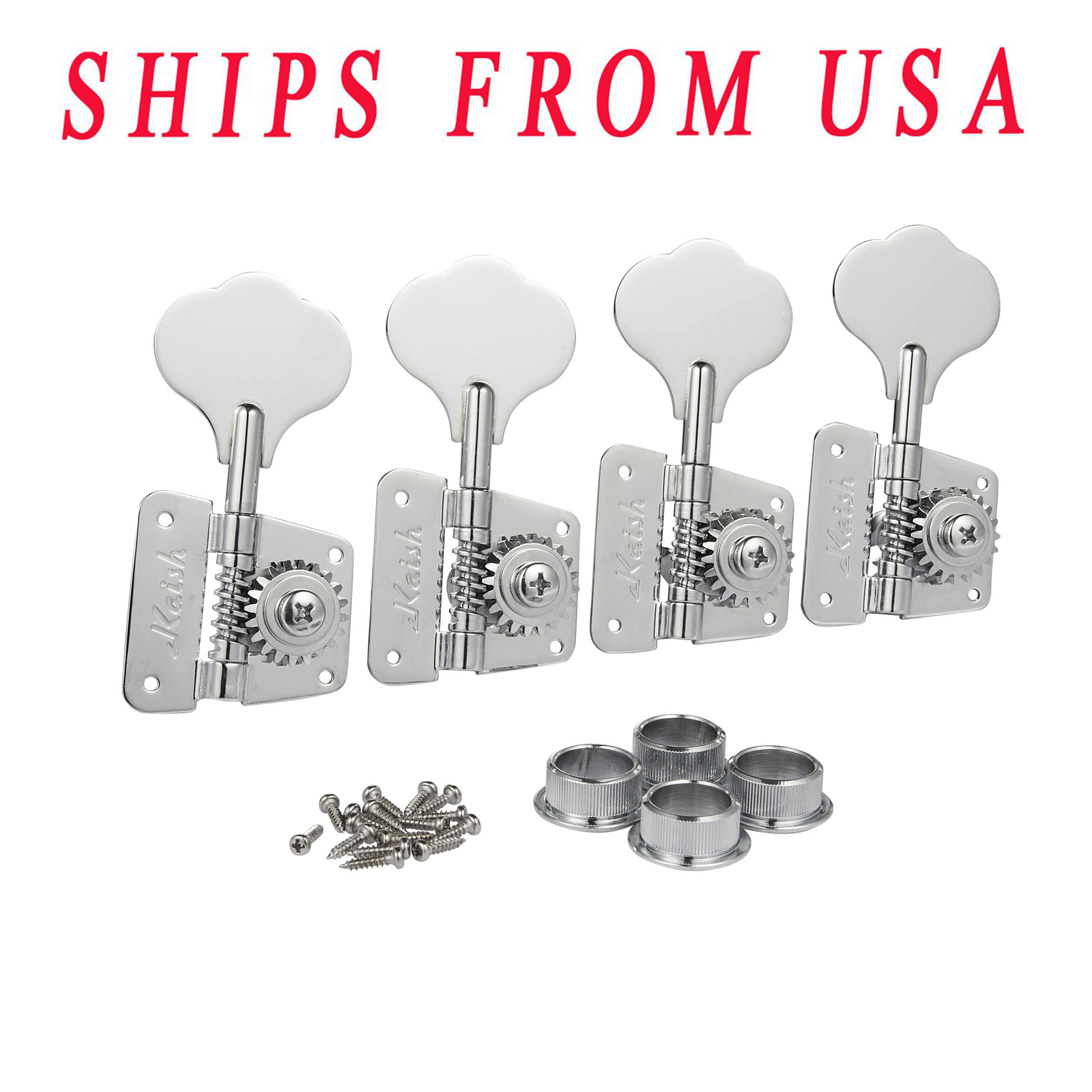 Vintage 70s Cloverleaf Bass Tuners Bass Tuning Keys for Vintage Jazz/P Bass