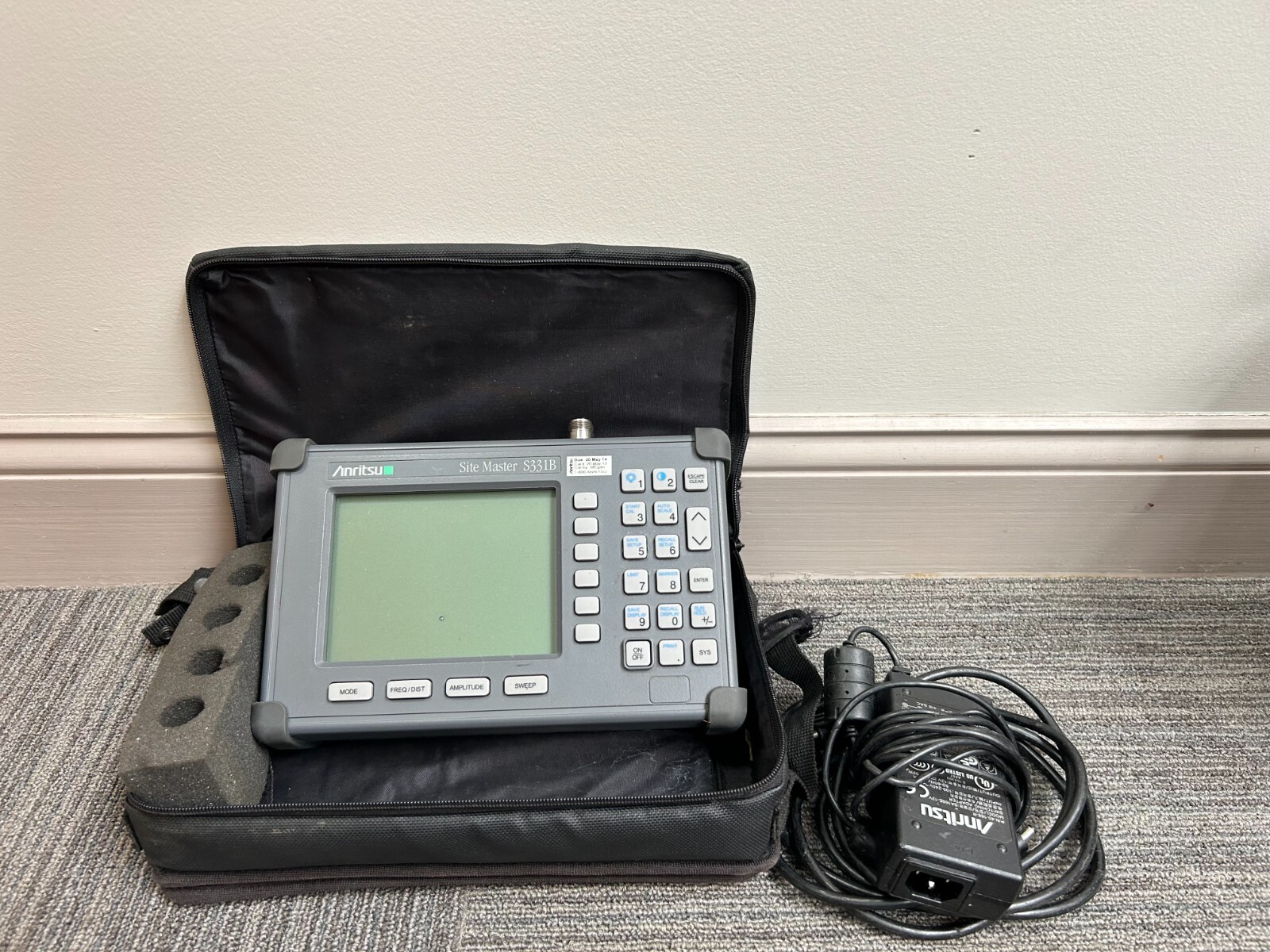 Anritsu Site Master S331B Cable Antena SiteMaster w/ power cable
