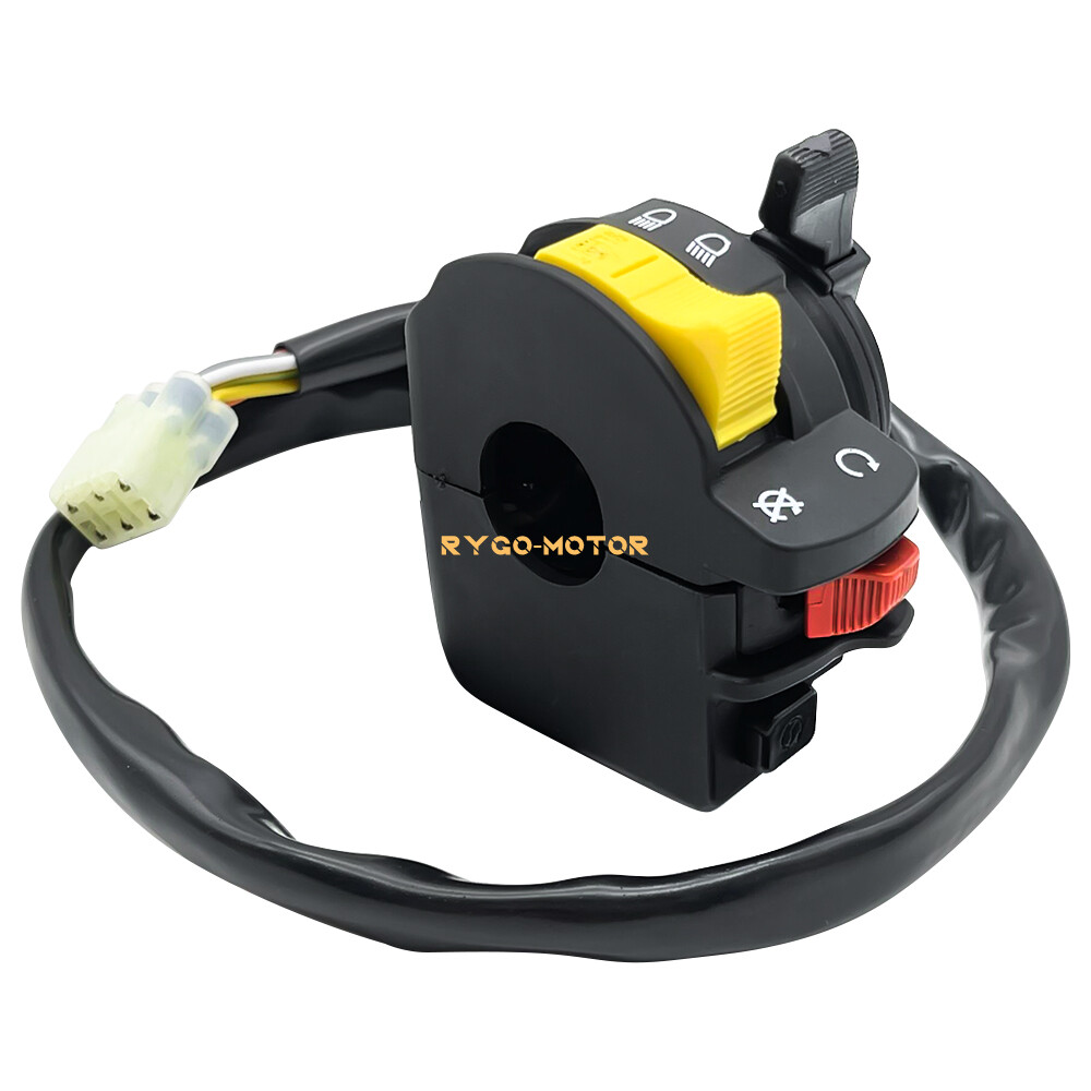 Left Handlebar Switch Start Stop Headlight for Suzuki Eiger 400 LT-A400 LT-F400