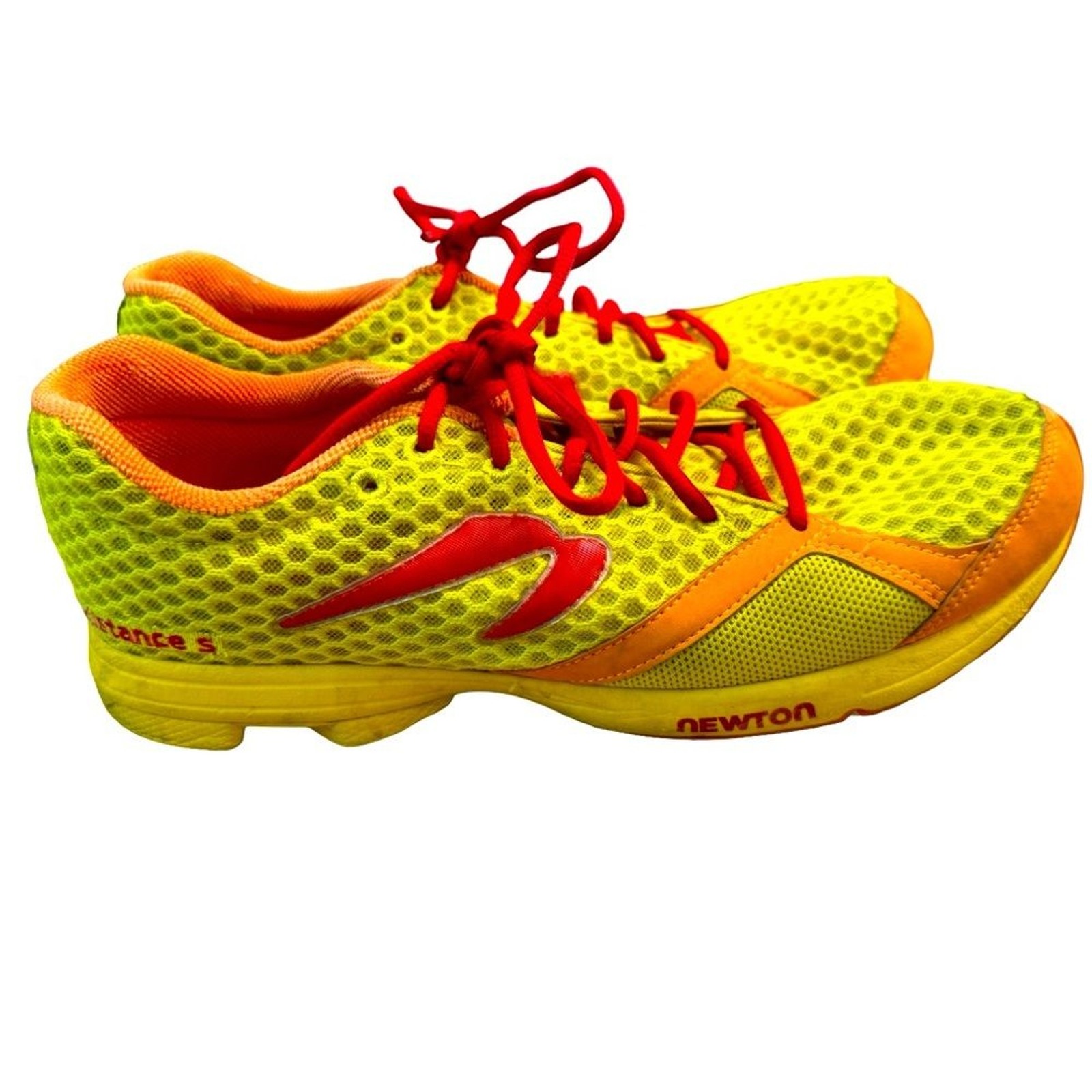 Nice Newton Distance S Yellow High End Men’s 13 Running Shoes RARE