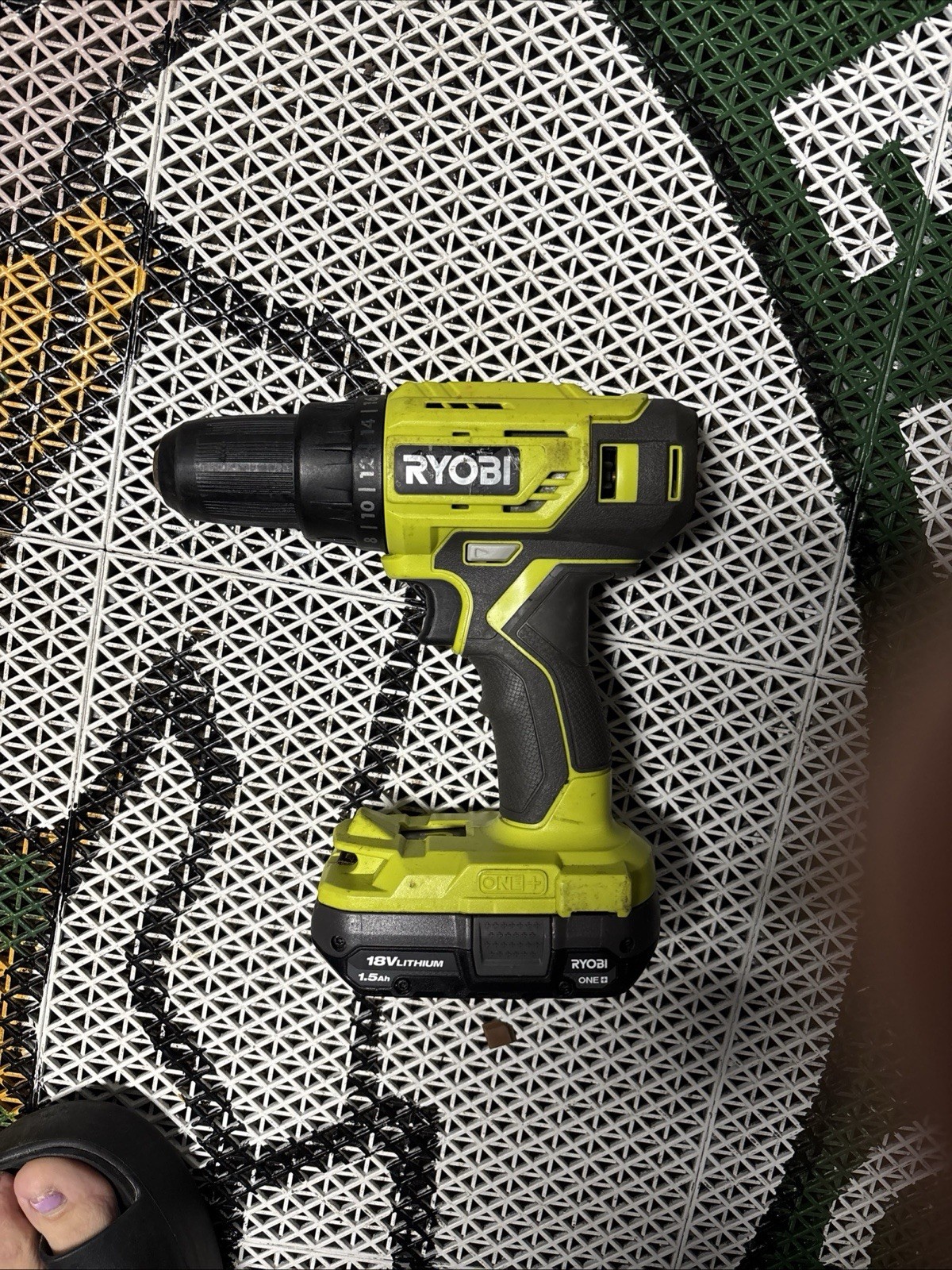 Ryobi P215 18V 2-Speed 1/2 Inch Drill/Driver & Battery PBP002