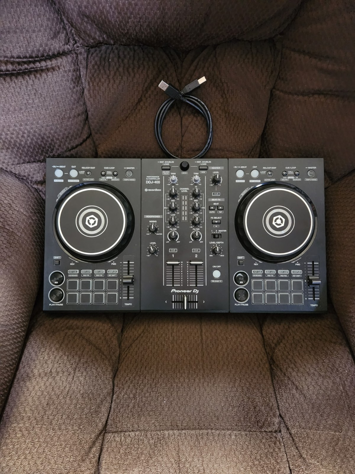 Pioneer DJ DDJ-400 Double Deck Controller - Black
