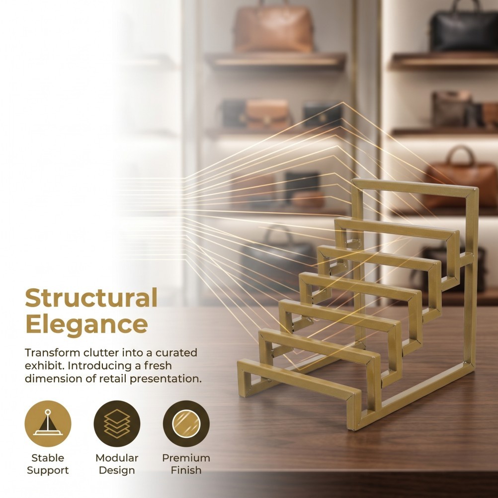 Tiered Display Stand Rack for Accessories Counter Organizer Handbag