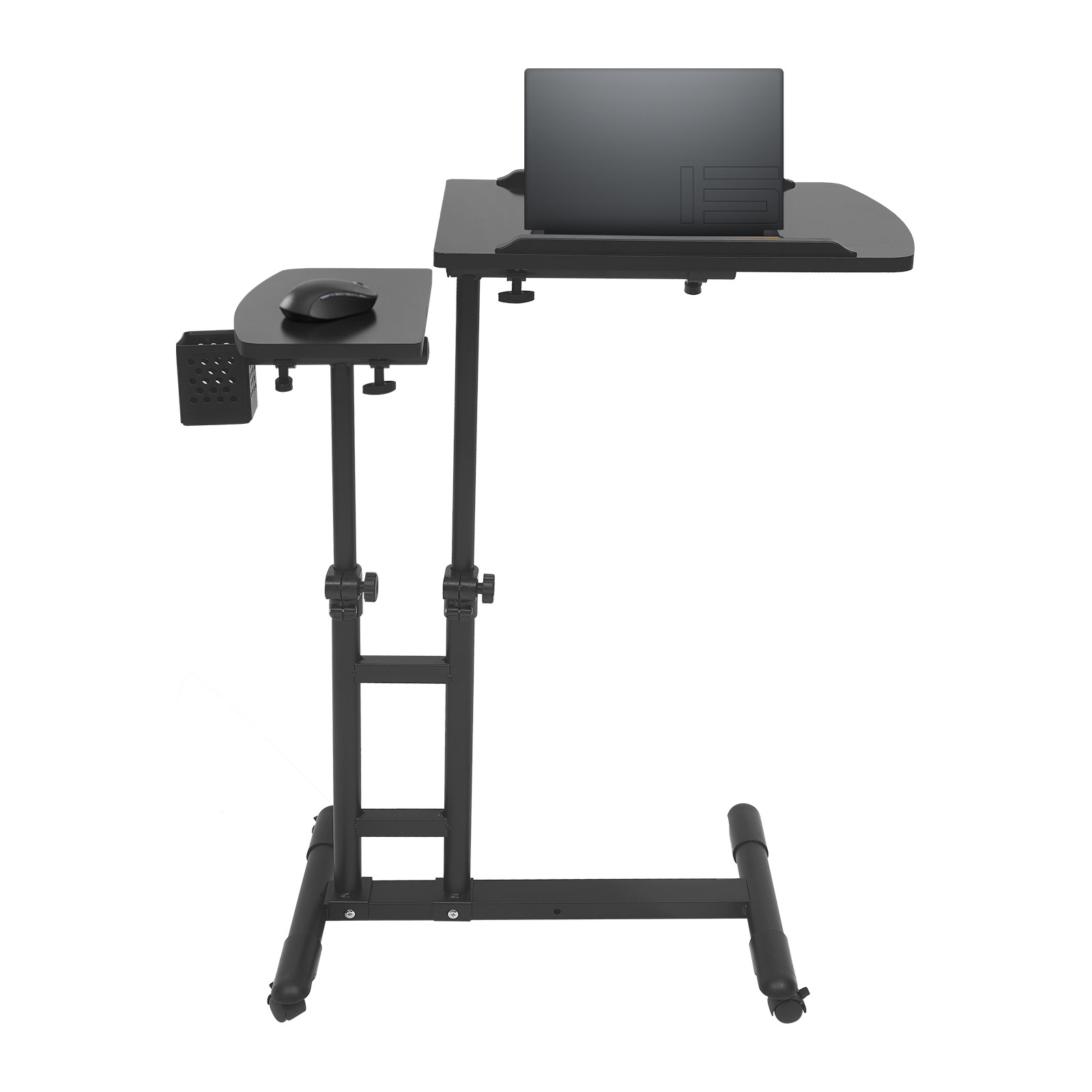 Side Table With Wheels Height Adjustable Computer Table Writing Table Free Stand