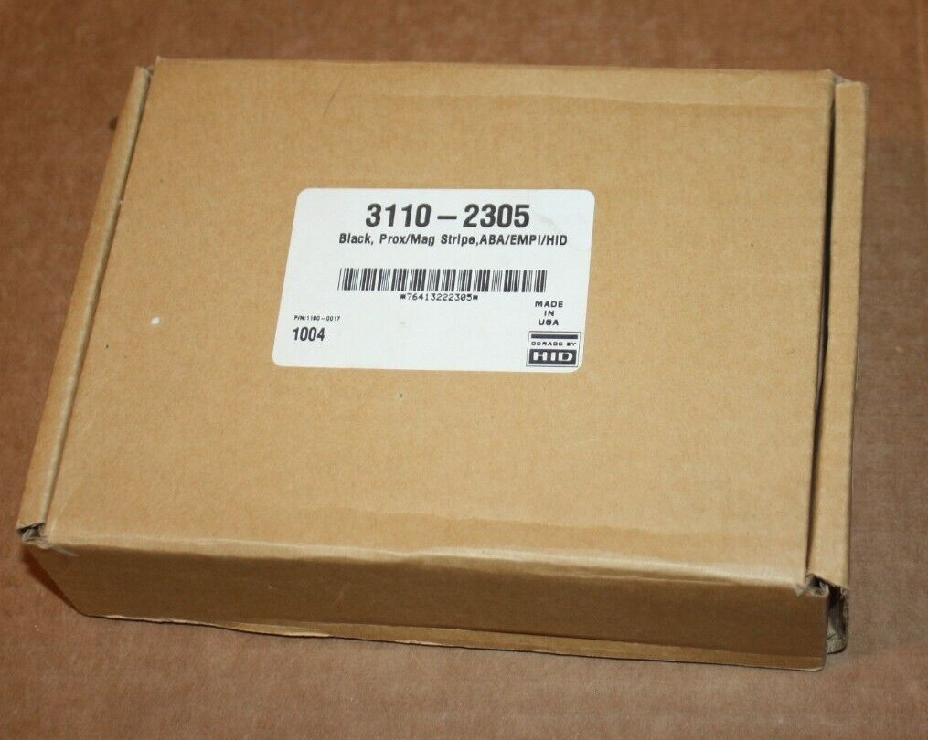 HID Dorado 3110-2305 230 Access Control System Proximity Magnetic Stripe Reader