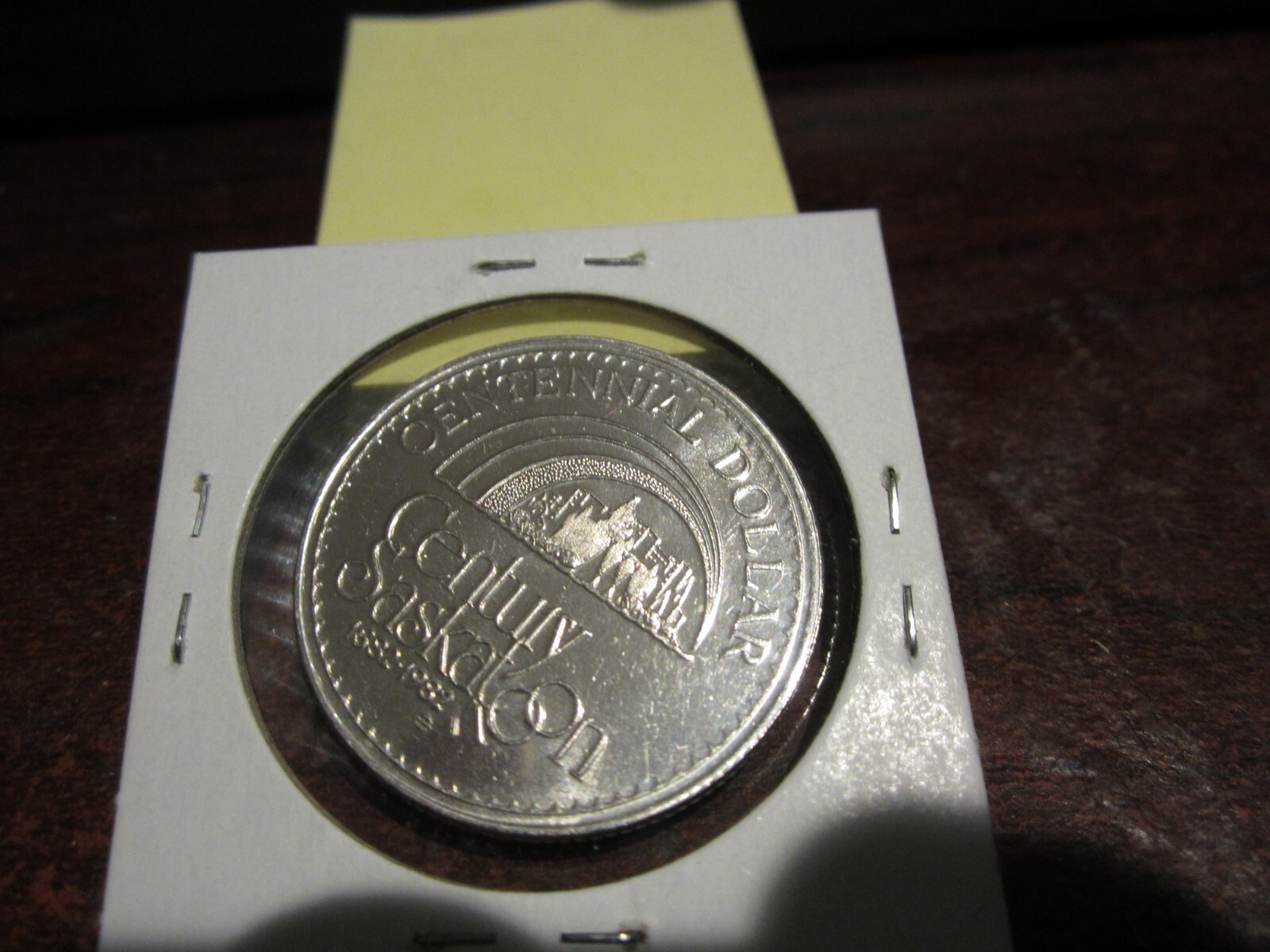 1982 - 100 years Bus, Saskatoon, SK - Canada Commemorative Trade Dollar