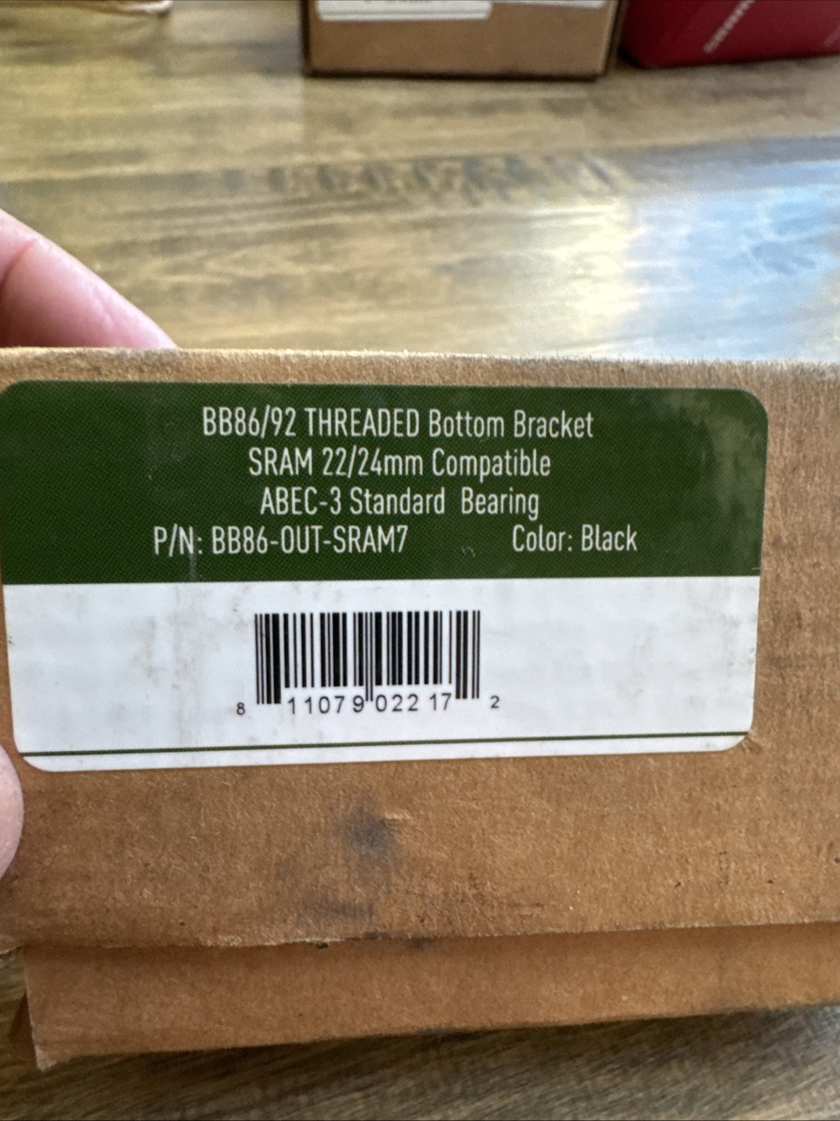 Wheels MFG BB86/92 Threaded SRAM 22/2m Compatible ABEC 3
