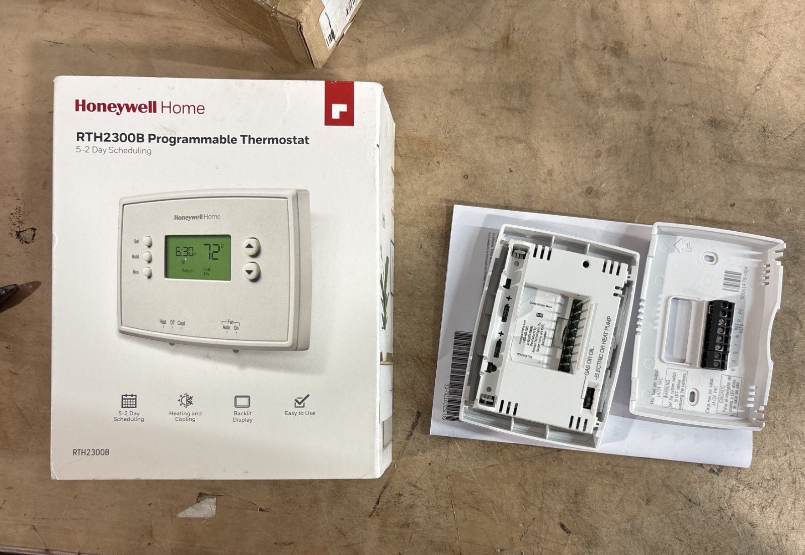 Honeywell Home RTH2300B1038 5-2 Day Programmable Thermostat