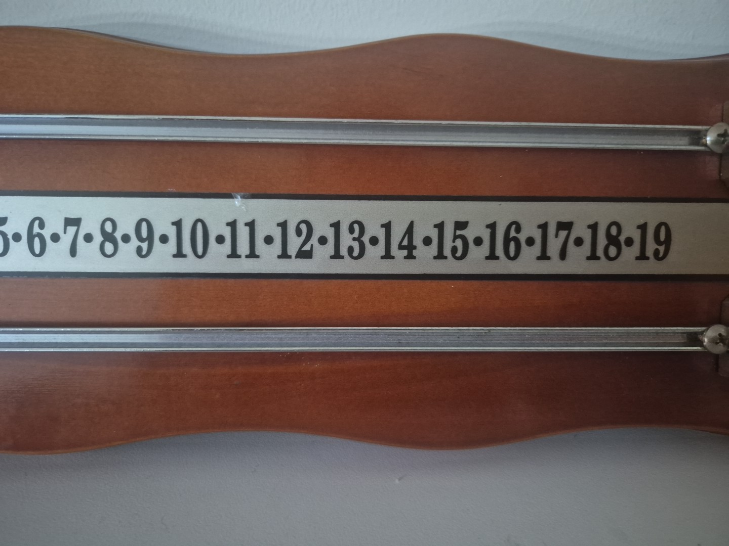 manual 2-track billiards and snooker scoreboard