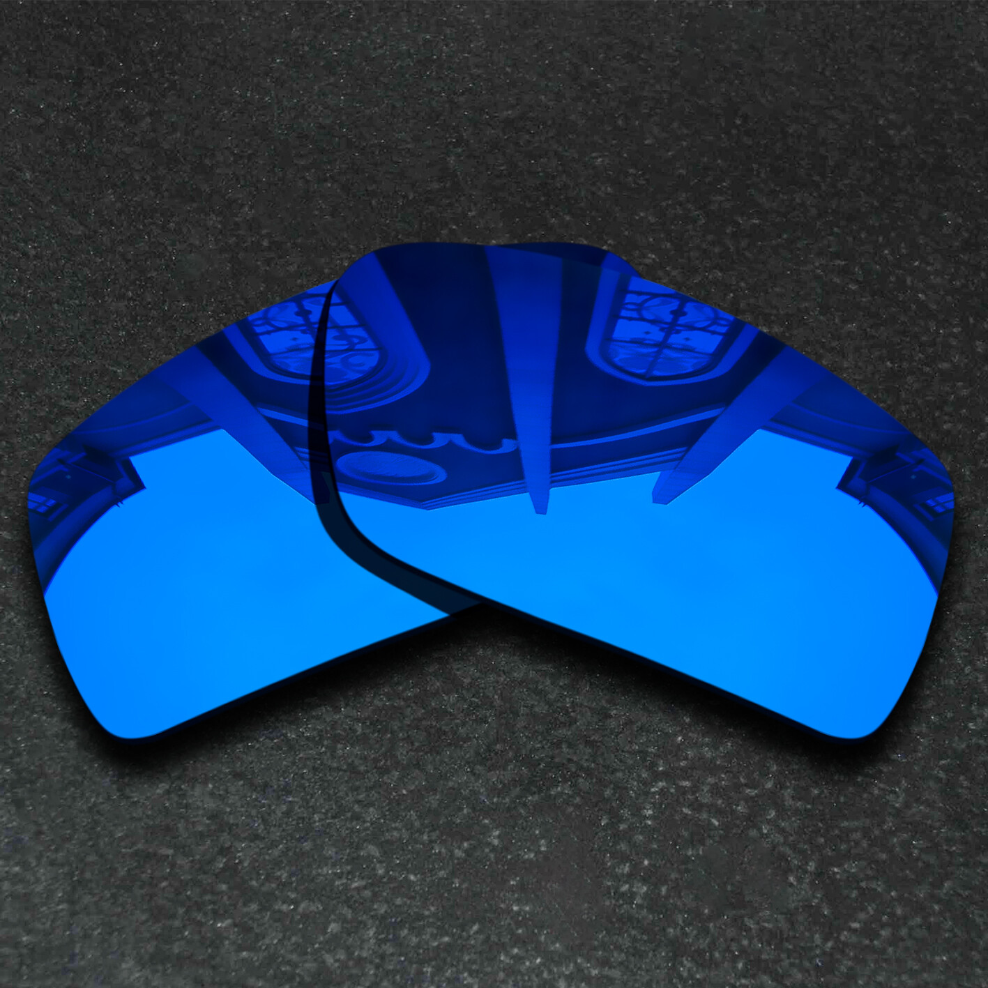 Deep Blue Polarized Replacement Lenses For-Oakley Gascan Small