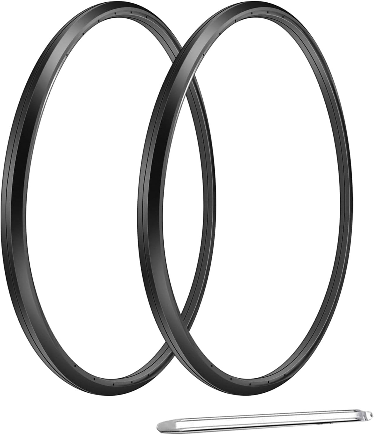 Wheelchair Rear Wheel Replacement Tire, 24 "X 1" Universal 24x1.00R6, Black
