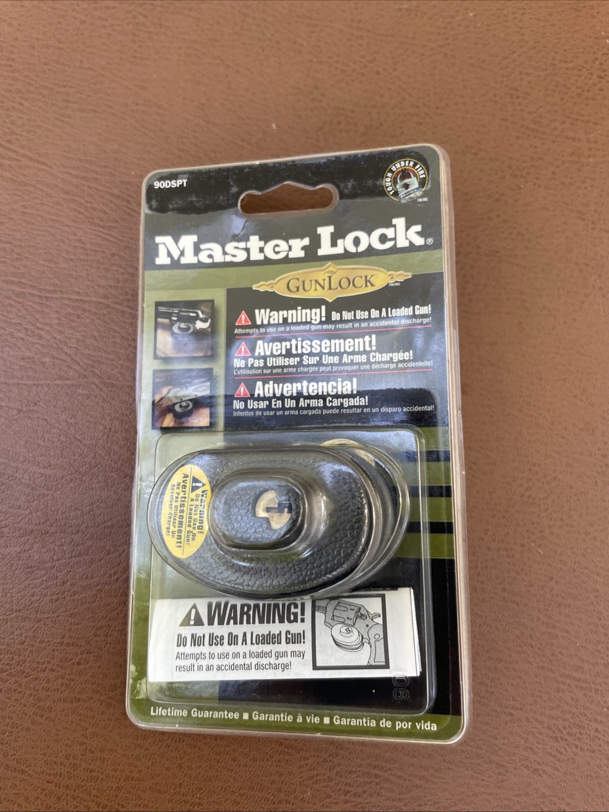 Master Lock 90DSPT Keyed Gun Trigger Lock Gun Smith Wesson With 2 Keys NEW