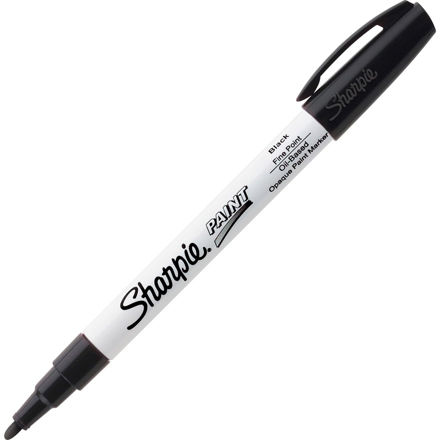 Oil-Based Paint Marker, Fine Point, Black, 1 Count - Great for Rock Painting